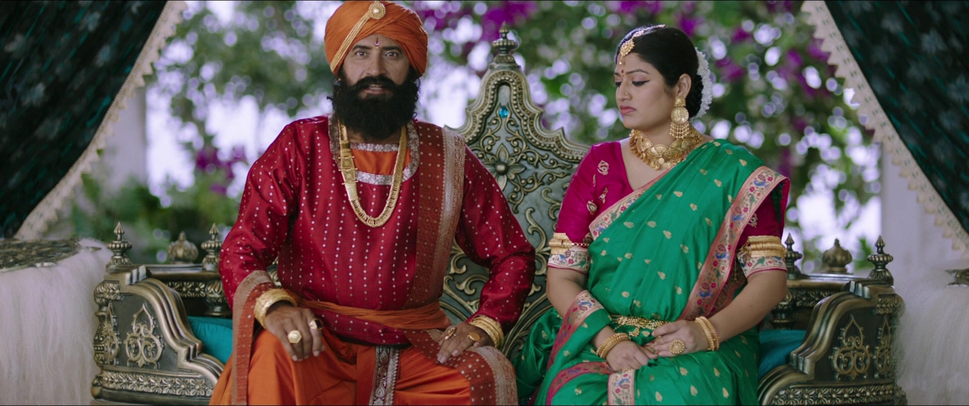Bãhubali 2: The Conclusion (2017), wide, 2.38:1 — film still