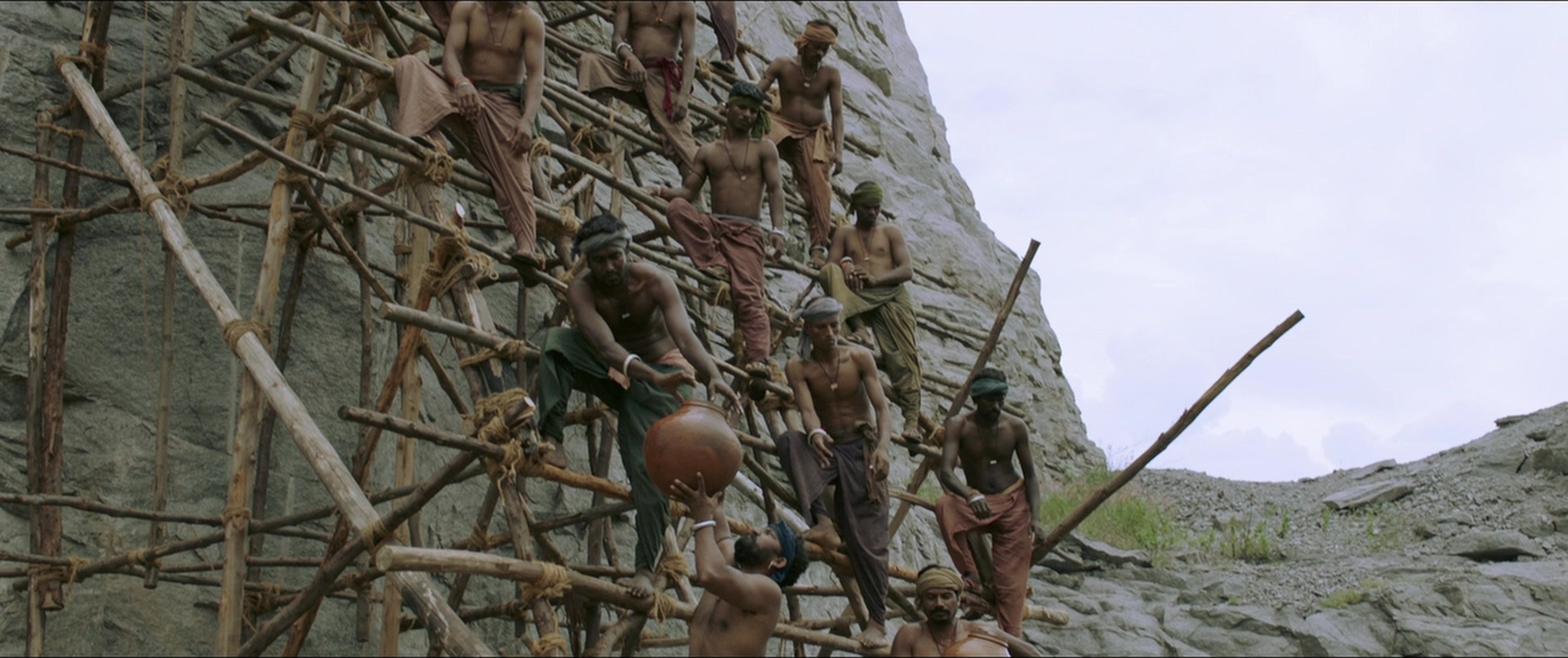 Bãhubali 2: The Conclusion (2017), wide, 2.38:1 — film still