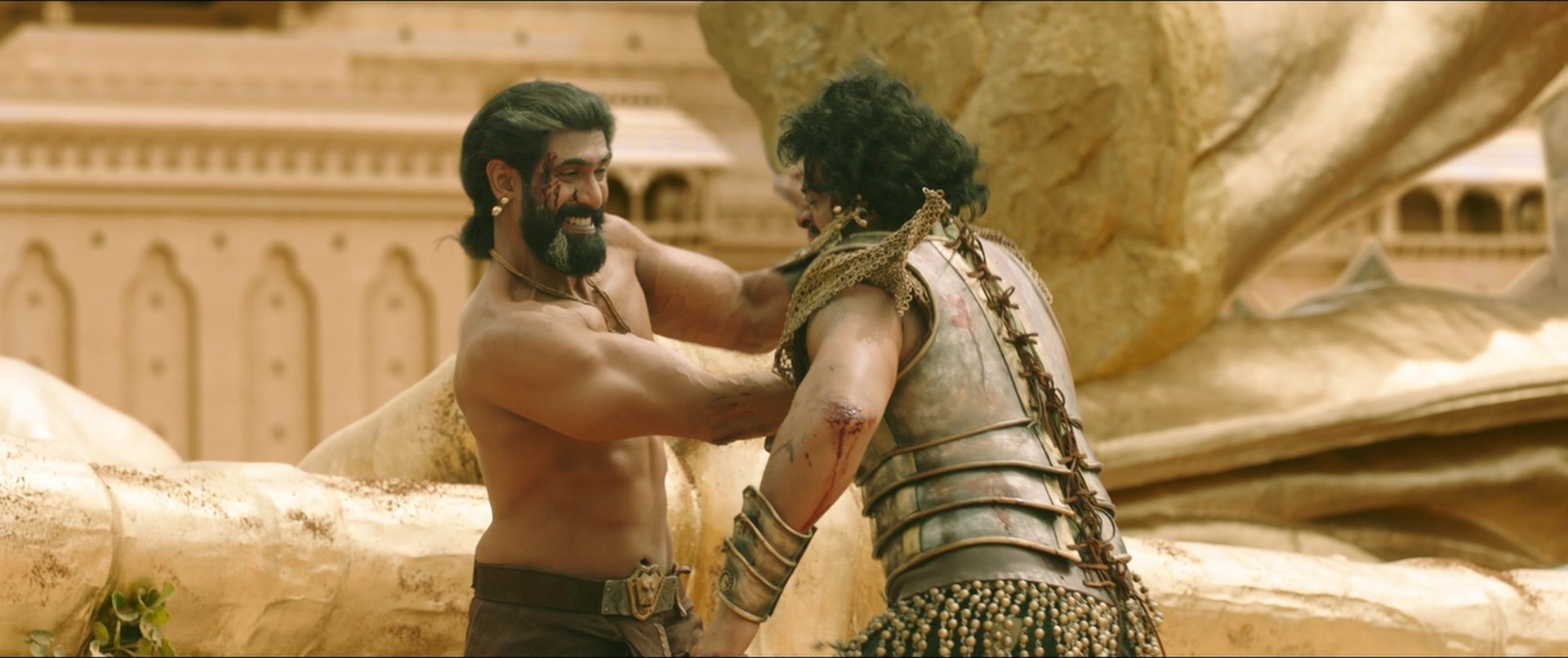 Bãhubali 2: The Conclusion (2017), wide, 2.38:1 — film still
