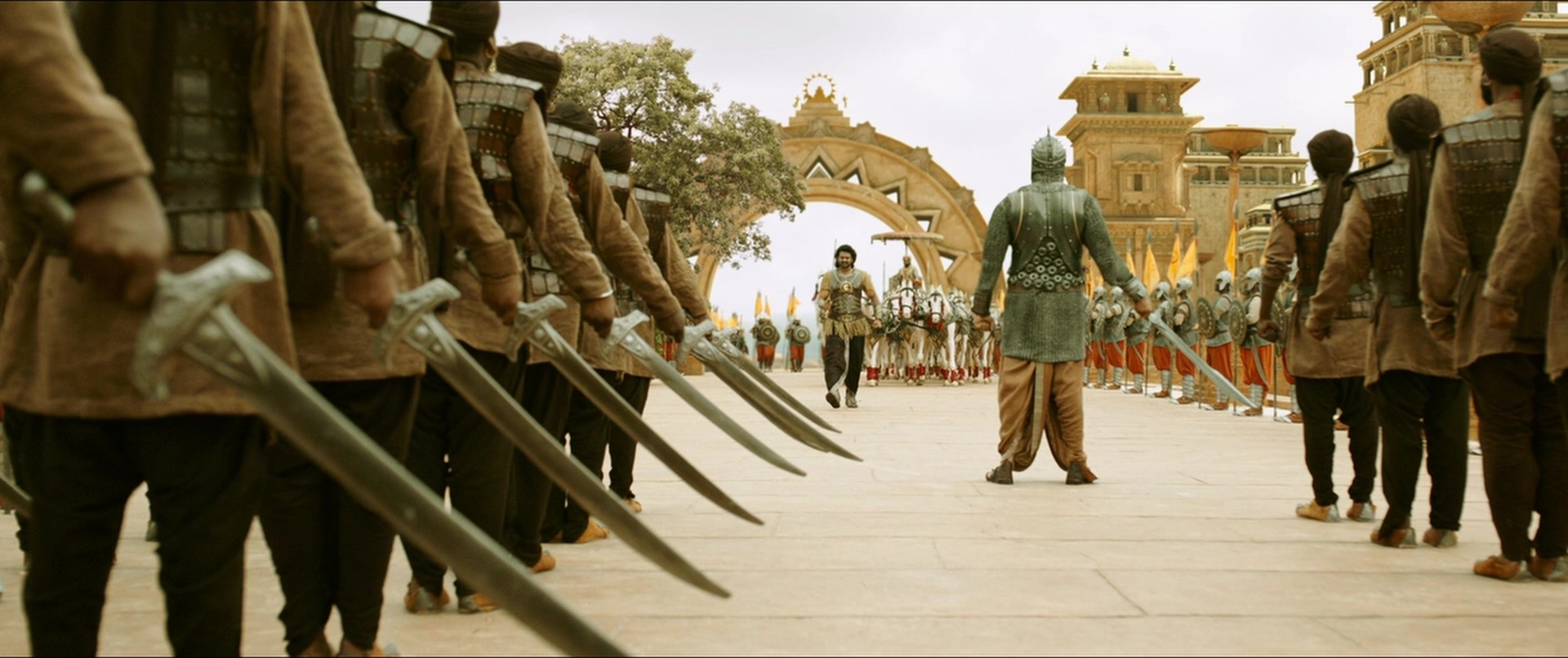 Bãhubali 2: The Conclusion (2017), wide, 2.38:1 — film still