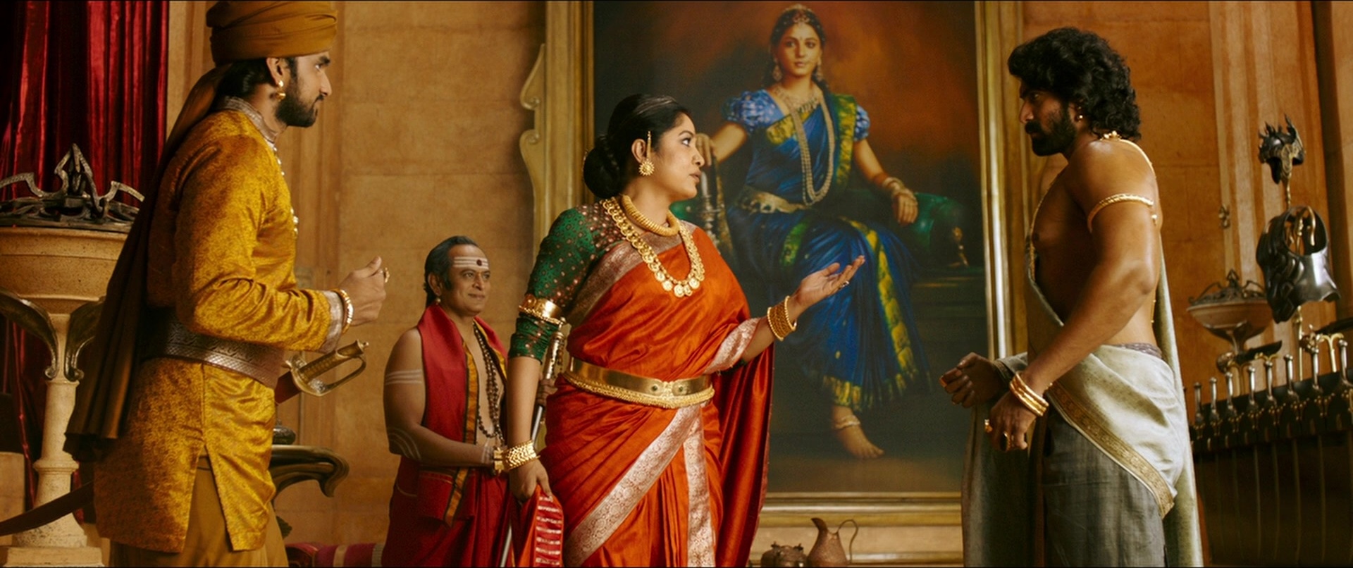 Bãhubali 2: The Conclusion (2017), wide, 2.38:1 — film still