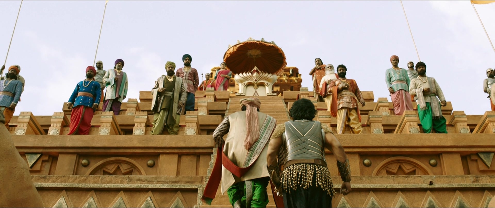 Bãhubali 2: The Conclusion (2017), wide, 2.38:1 — film still