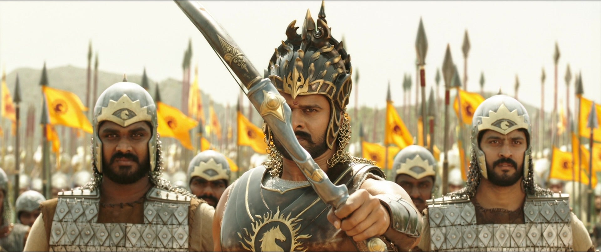 Bãhubali 2: The Conclusion (2017), wide, 2.38:1 — film still