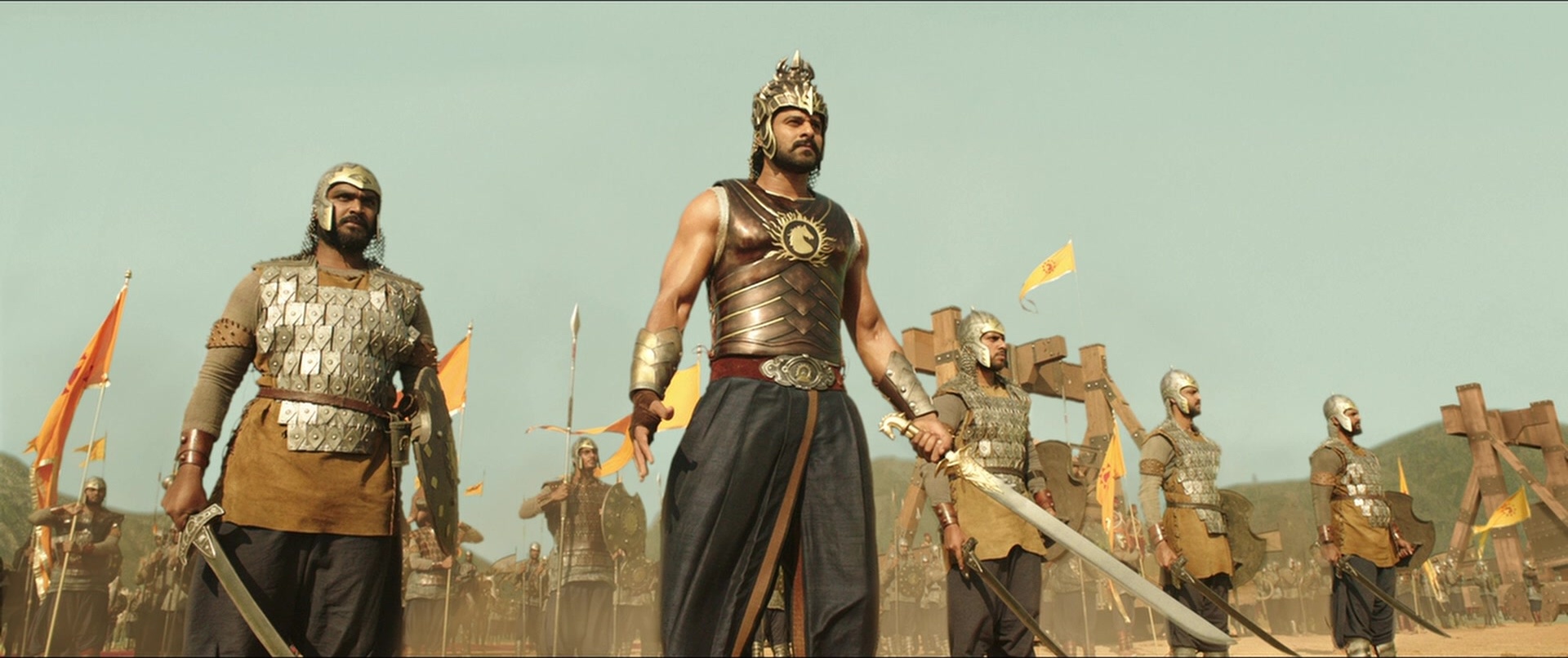 Bãhubali 2: The Conclusion (2017), wide, 2.38:1 — film still