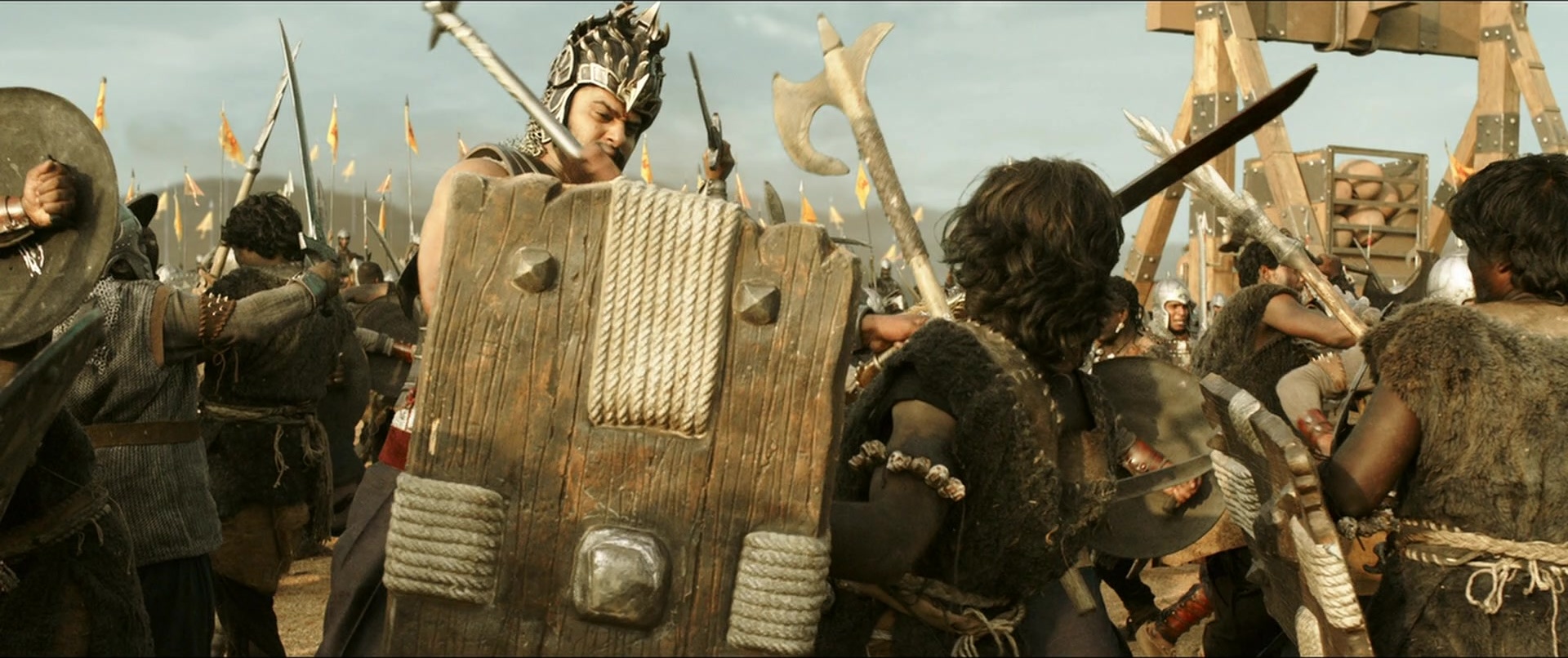 Bãhubali 2: The Conclusion (2017), wide, 2.38:1 — film still