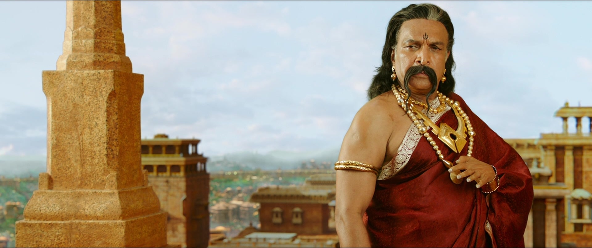 Bãhubali 2: The Conclusion (2017), wide, 2.38:1 — film still