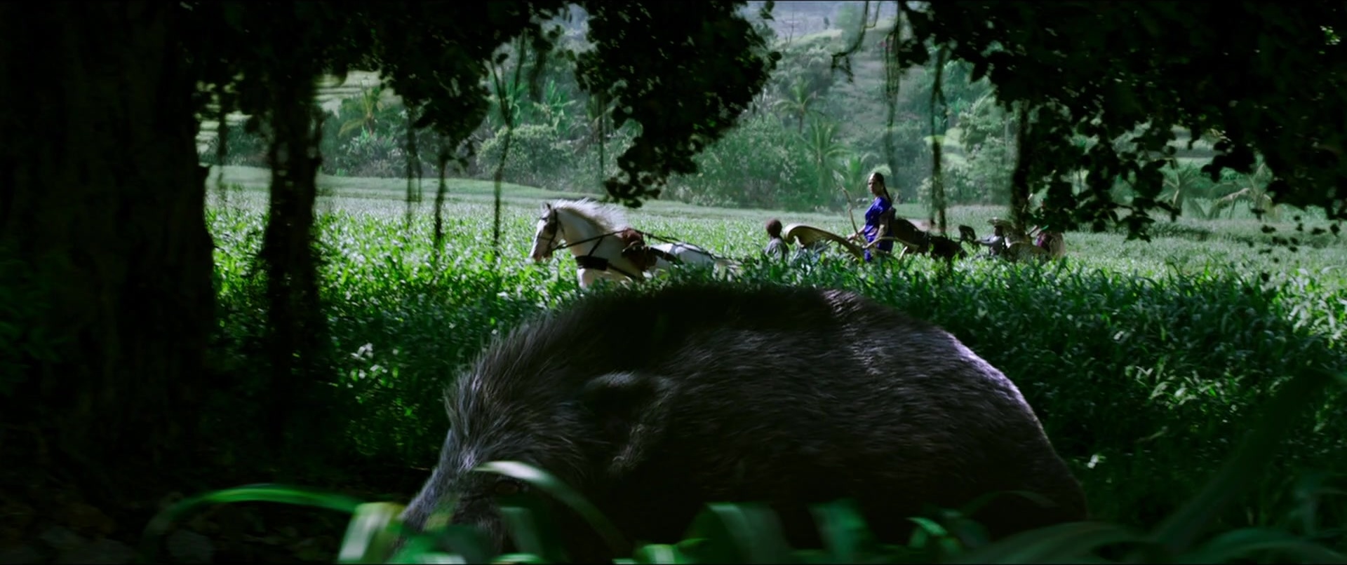 Bãhubali 2: The Conclusion (2017), wide, 2.38:1 — film still