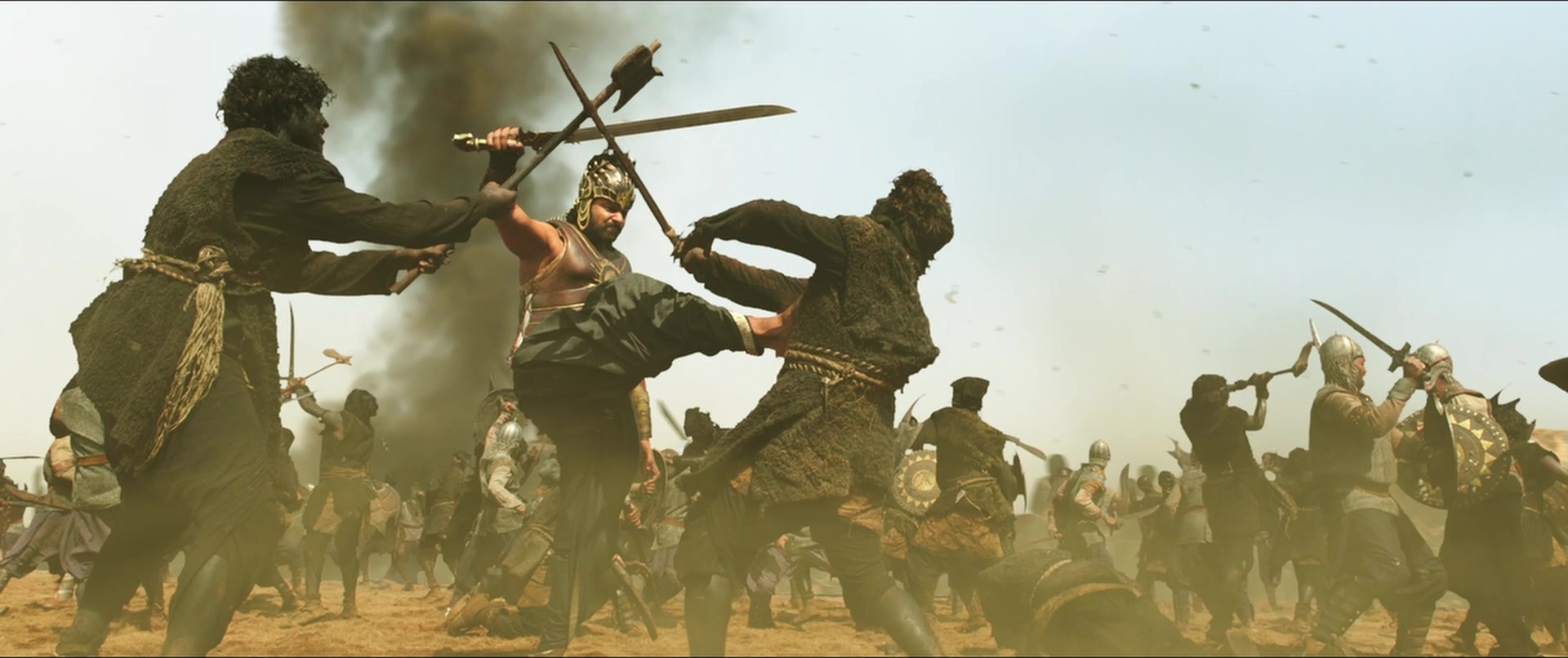 Bãhubali 2: The Conclusion (2017), wide, 2.38:1 — film still