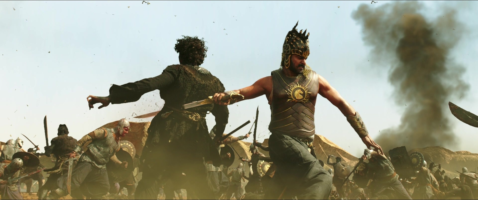 Bãhubali 2: The Conclusion (2017), wide, 2.38:1 — film still