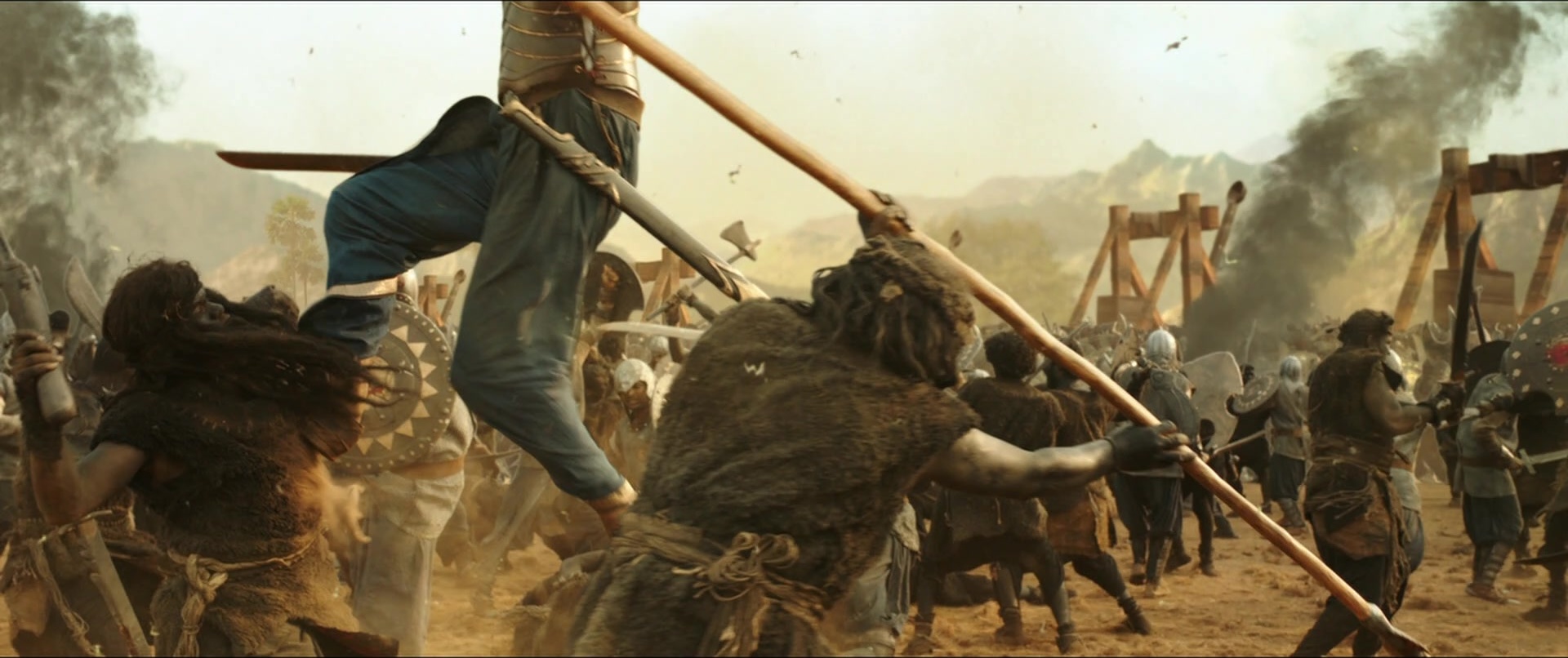 Bãhubali 2: The Conclusion (2017), wide, 2.38:1 — film still
