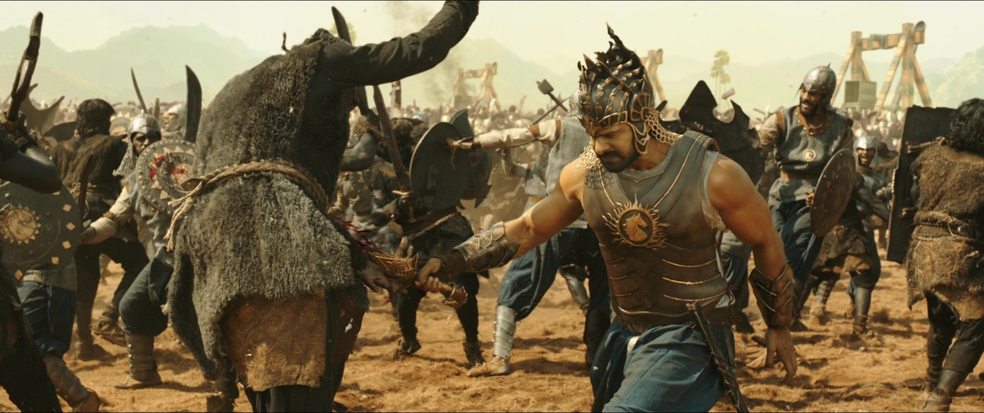 Bãhubali 2: The Conclusion (2017), wide, 2.38:1 — film still