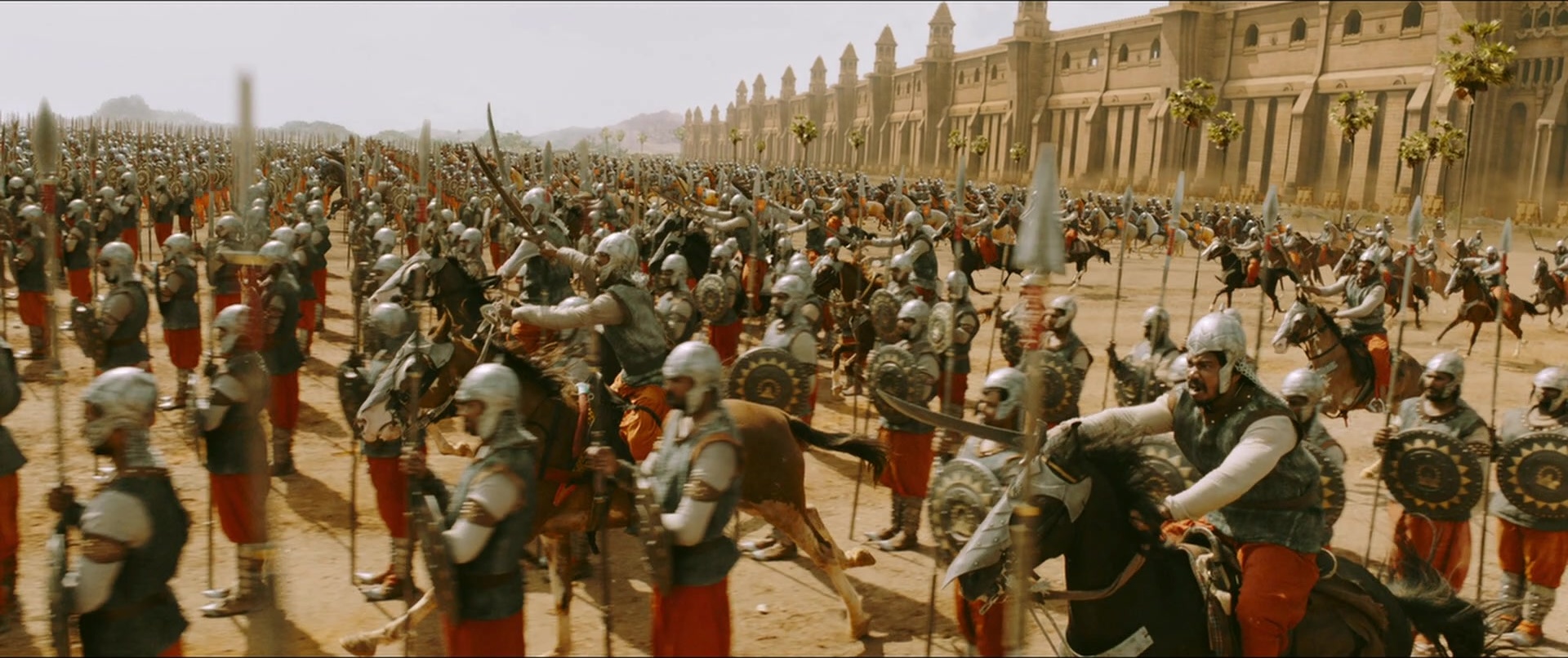 Bãhubali 2: The Conclusion (2017), wide, 2.38:1 — film still