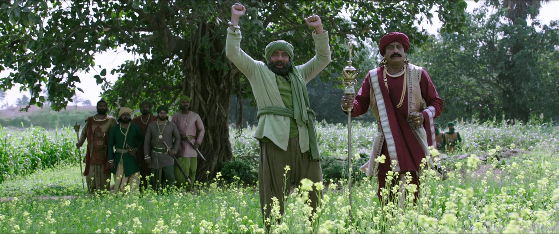 Bãhubali 2: The Conclusion (2017), wide, 2.38:1 — film still