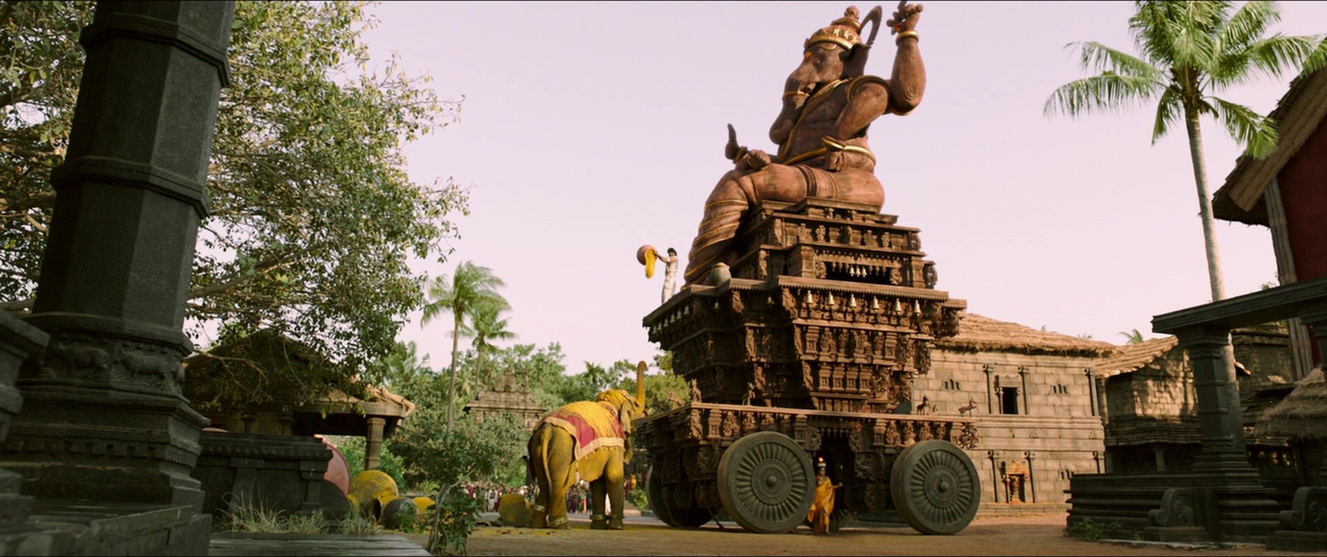 Bãhubali 2: The Conclusion (2017), wide, 2.38:1 — film still