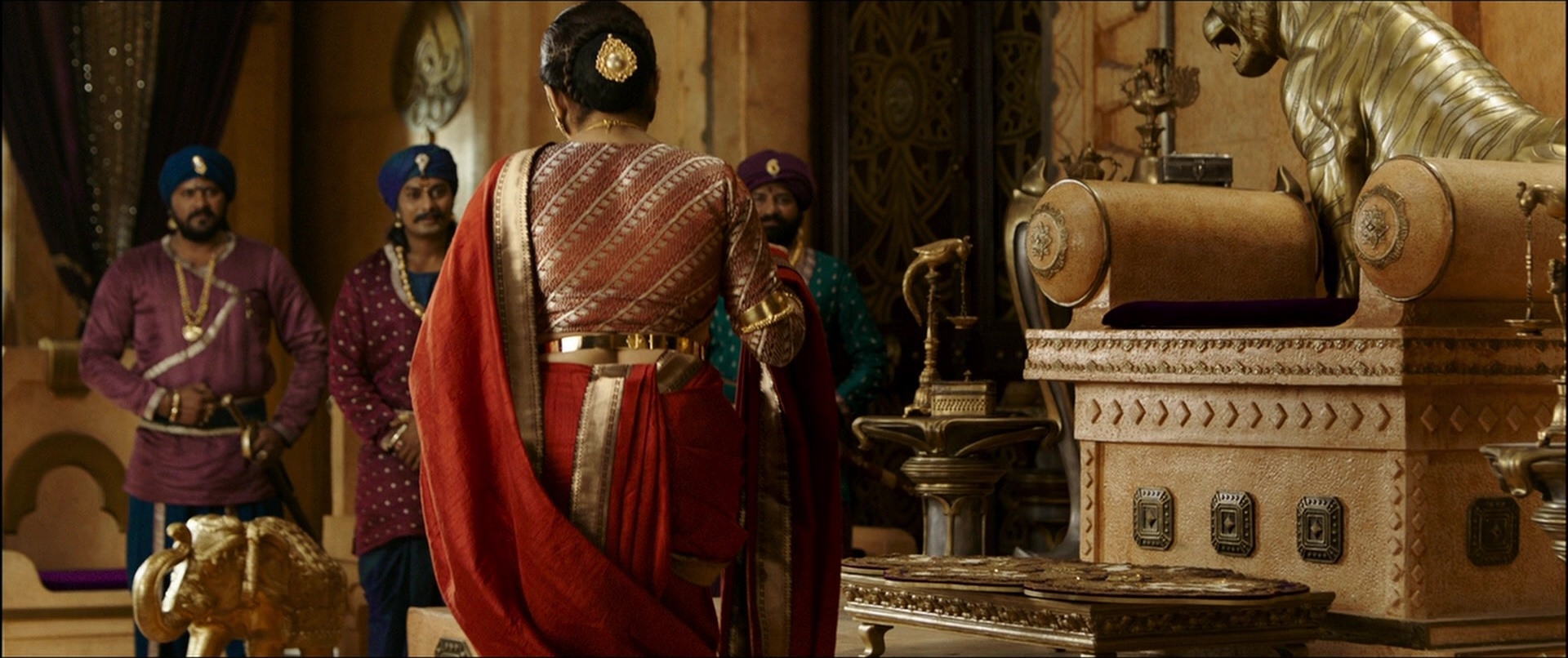 Bãhubali 2: The Conclusion (2017), wide, 2.38:1 — film still