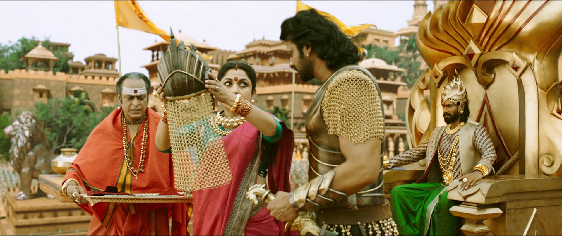 Bãhubali 2: The Conclusion (2017), wide, 2.38:1 — film still