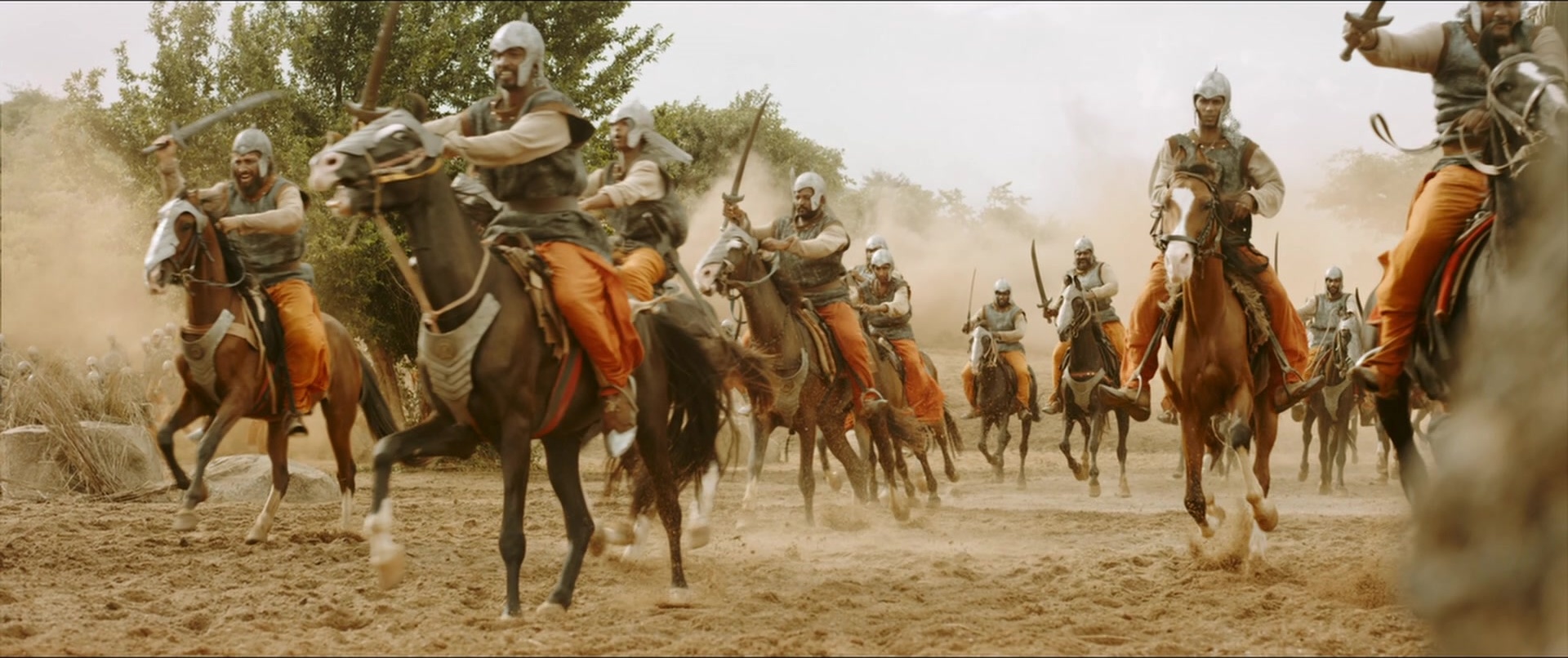 Bãhubali 2: The Conclusion (2017), wide, 2.38:1 — film still