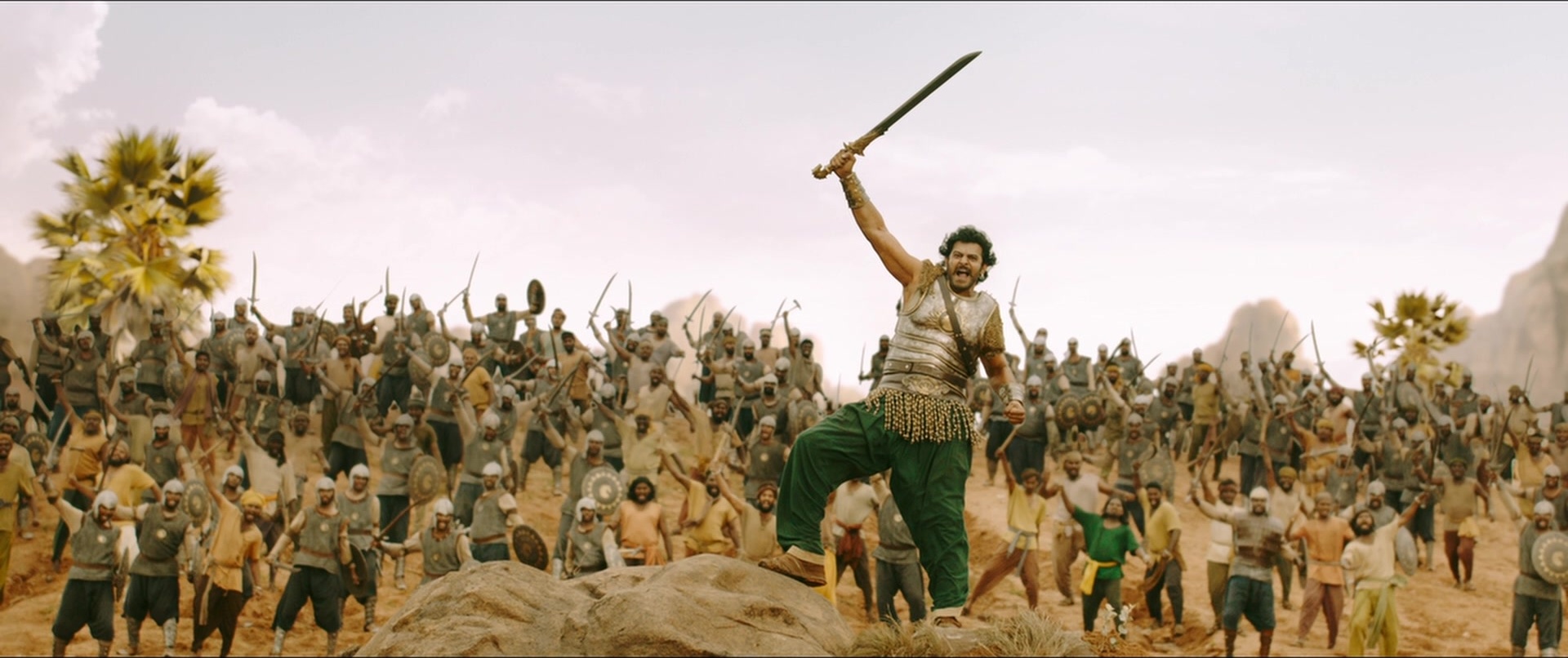 Bãhubali 2: The Conclusion (2017), wide, 2.38:1 — film still