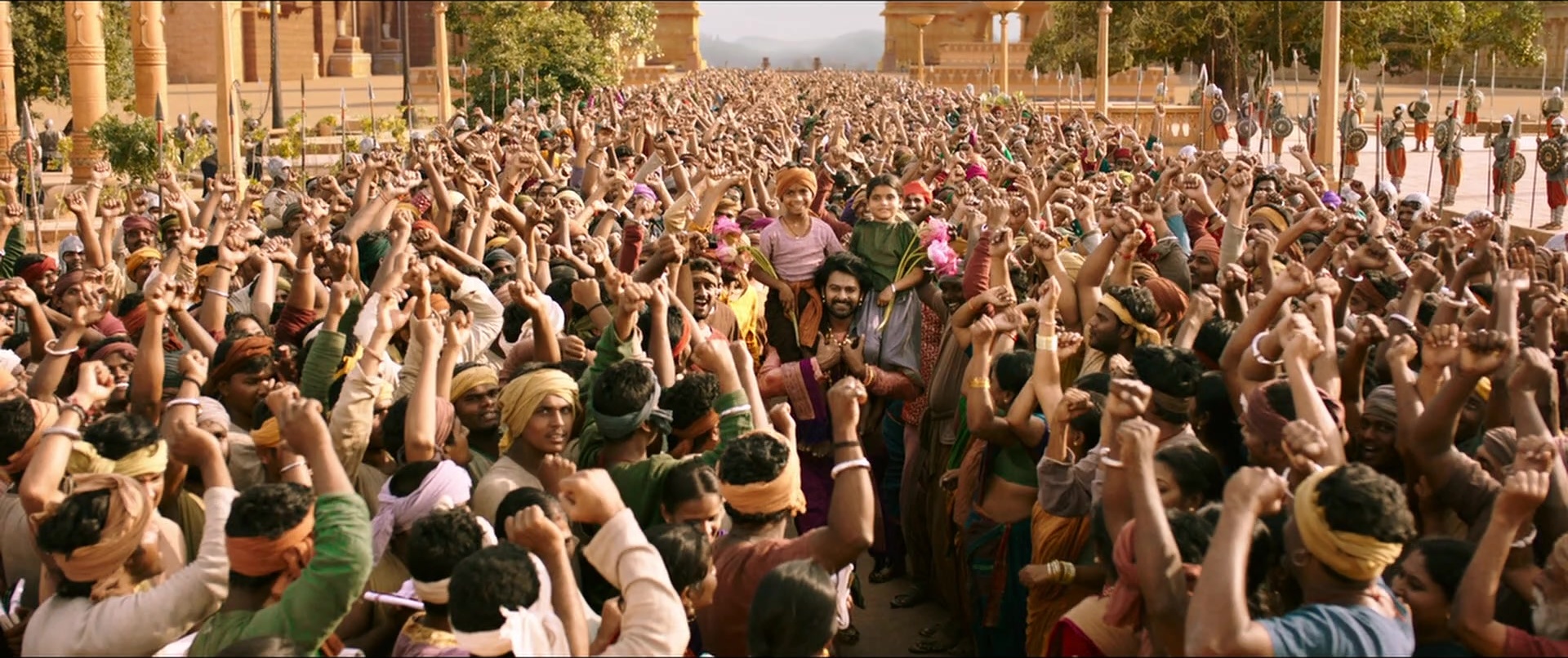 Bãhubali 2: The Conclusion (2017), wide, 2.38:1 — film still