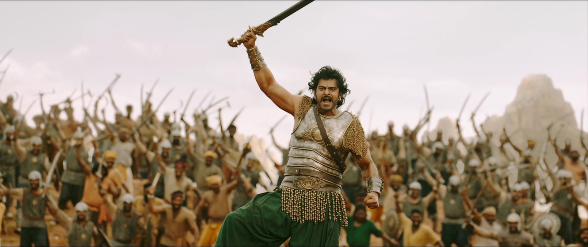 Bãhubali 2: The Conclusion (2017), wide, 2.38:1 — film still