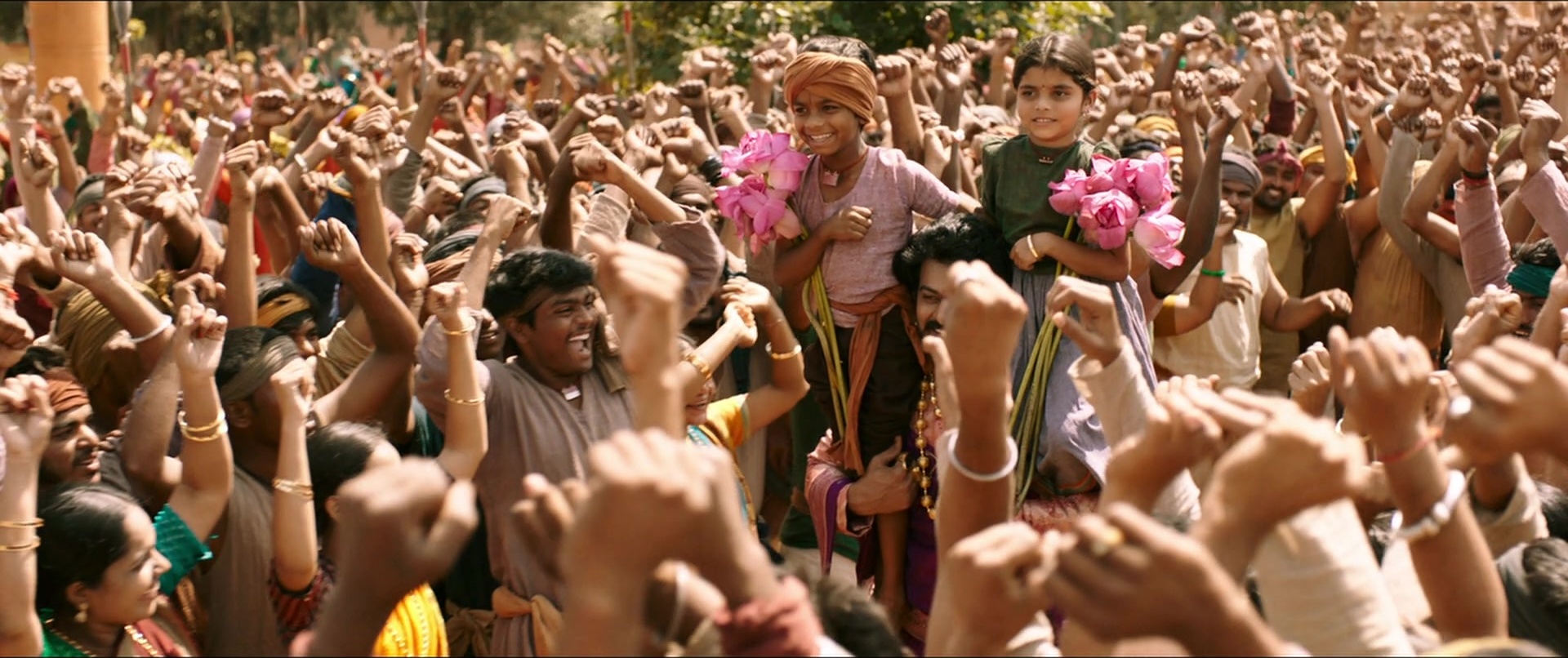 Bãhubali 2: The Conclusion (2017), wide, 2.38:1 — film still