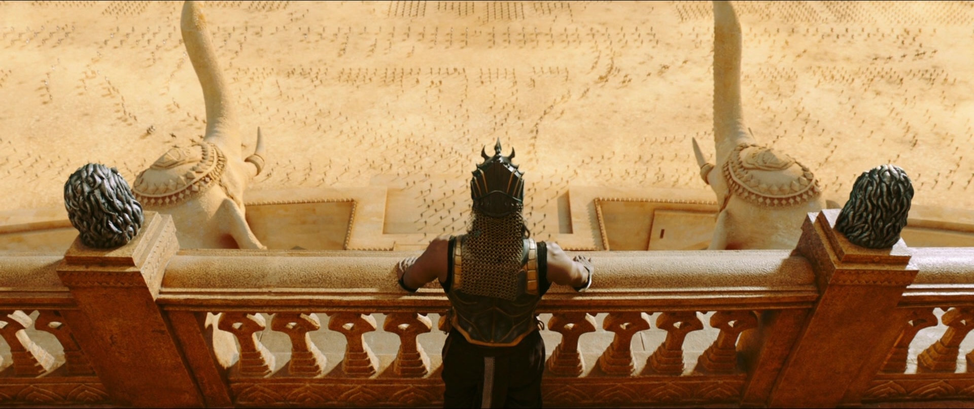 Bãhubali 2: The Conclusion (2017), wide, 2.38:1 — film still
