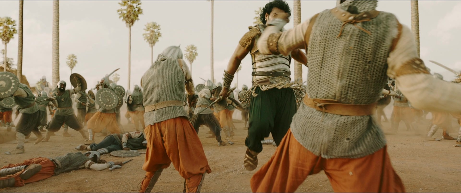 Bãhubali 2: The Conclusion (2017), wide, 2.38:1 — film still