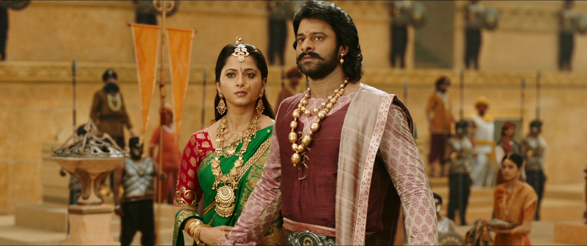 Bãhubali 2: The Conclusion (2017), wide, 2.38:1 — film still