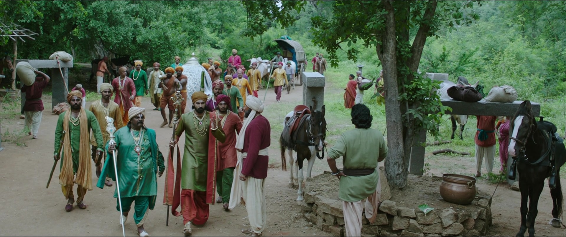 Bãhubali 2: The Conclusion (2017), wide, 2.38:1 — film still