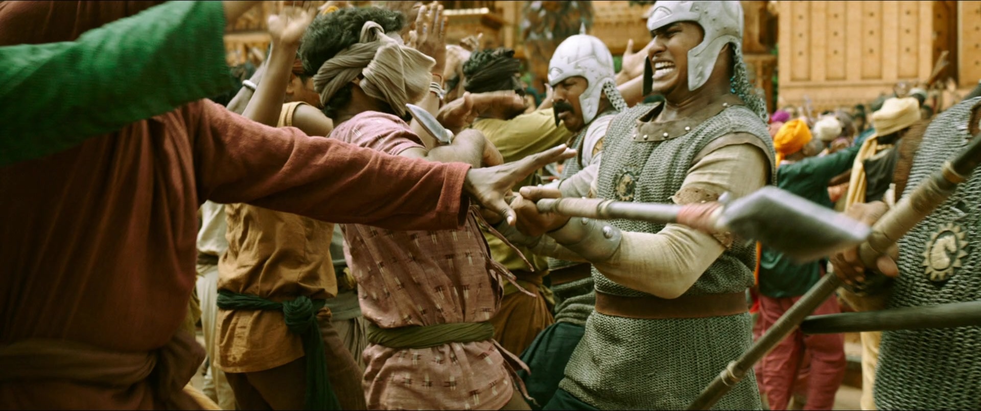 Bãhubali 2: The Conclusion (2017), wide, 2.38:1 — film still