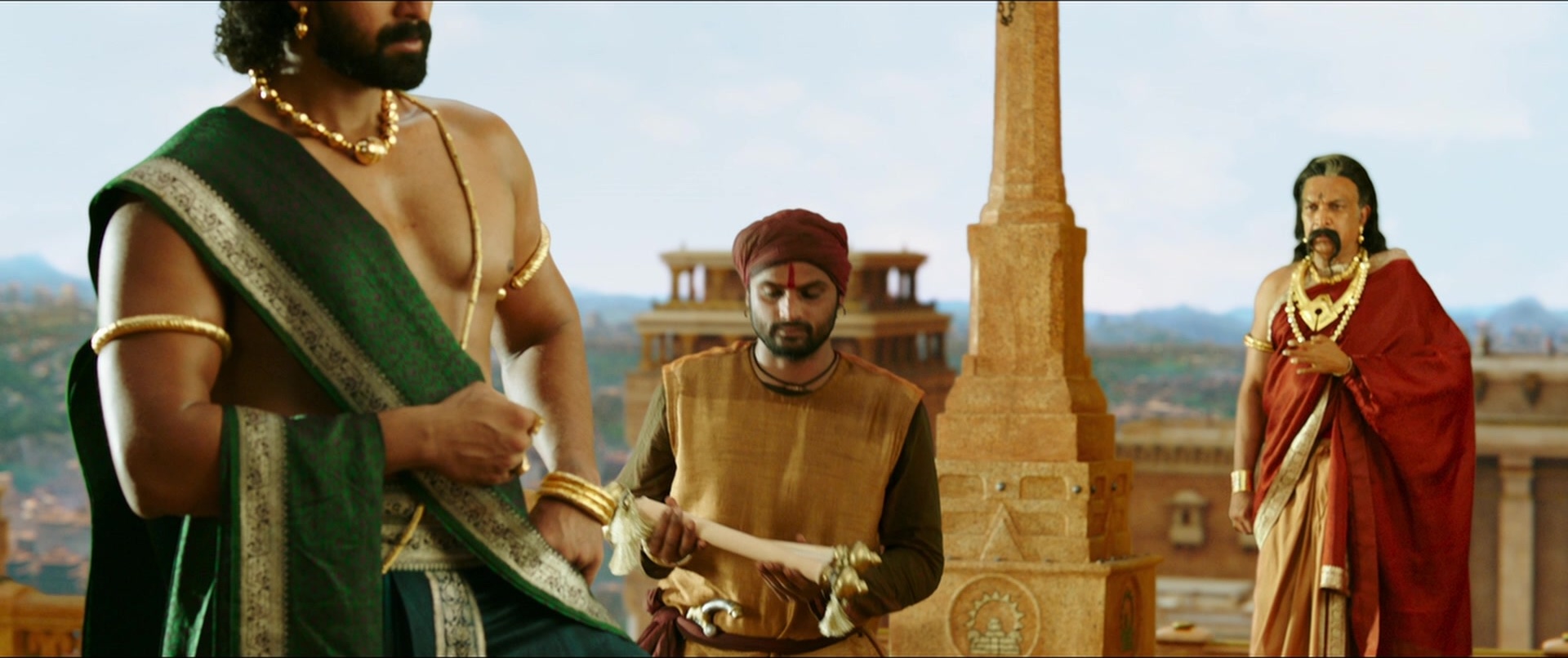 Bãhubali 2: The Conclusion (2017), wide, 2.38:1 — film still