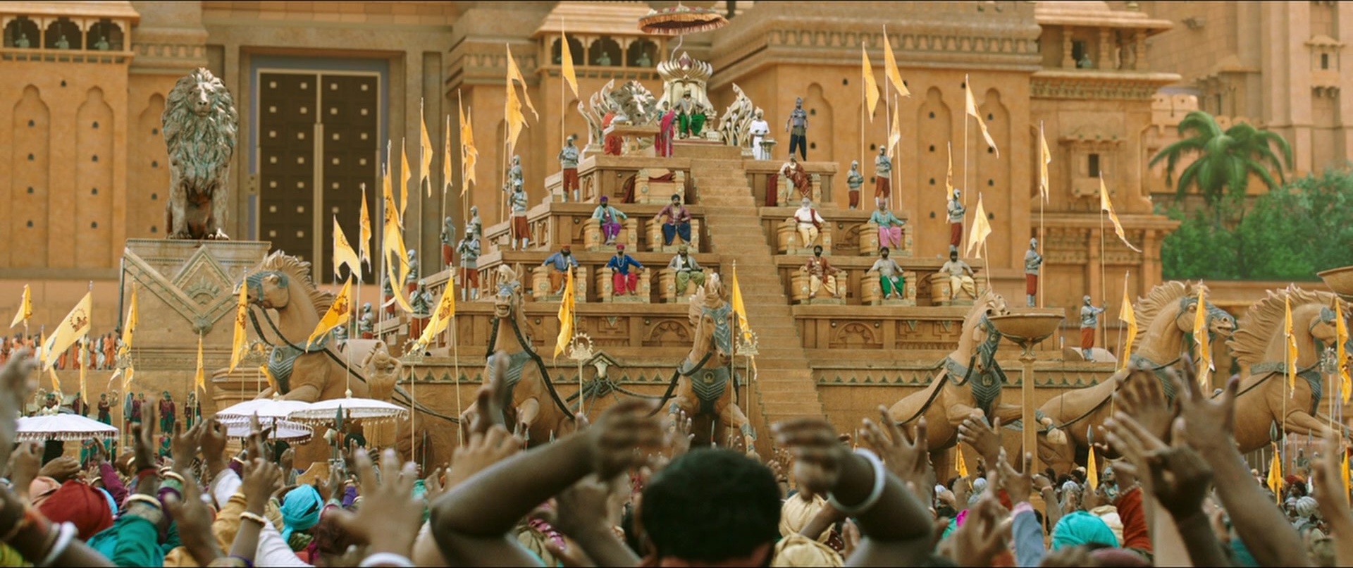 Bãhubali 2: The Conclusion (2017), wide, 2.38:1 — film still