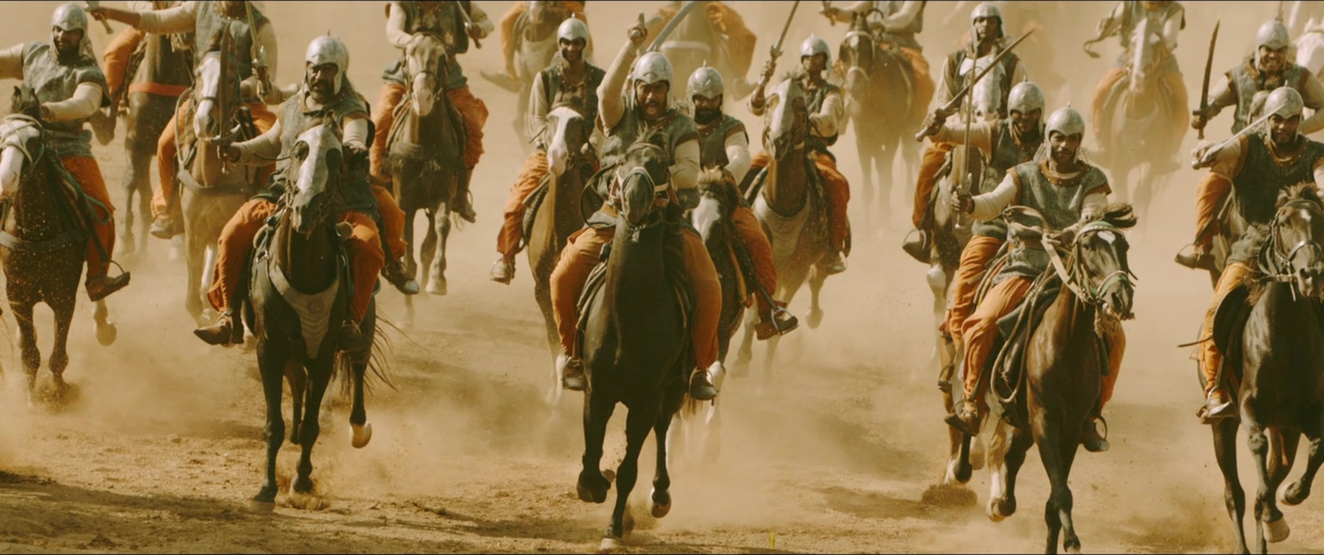 Bãhubali 2: The Conclusion (2017), wide, 2.38:1 — film still