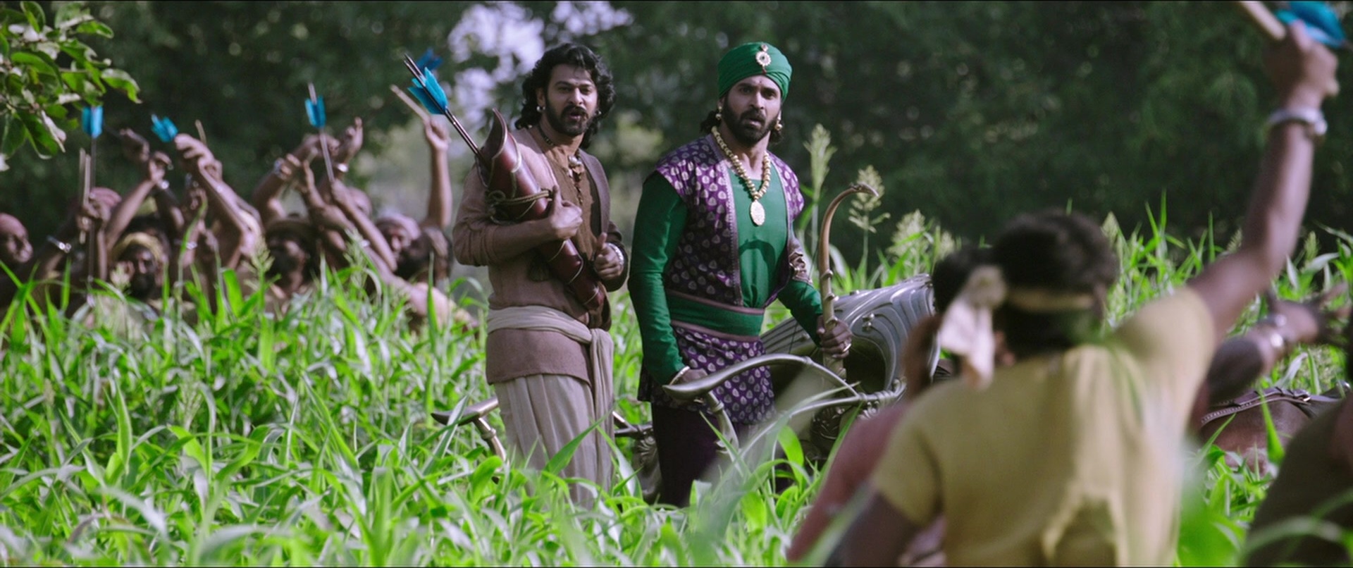 Bãhubali 2: The Conclusion (2017), wide, 2.38:1 — film still
