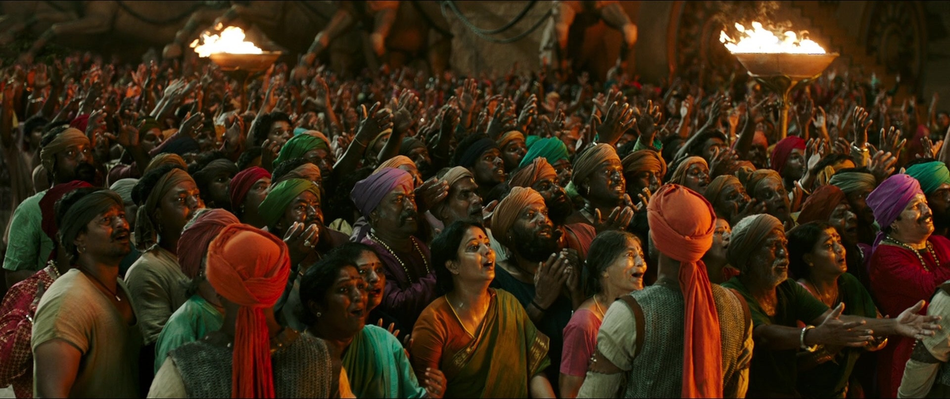 Bãhubali 2: The Conclusion (2017), wide, 2.38:1 — film still