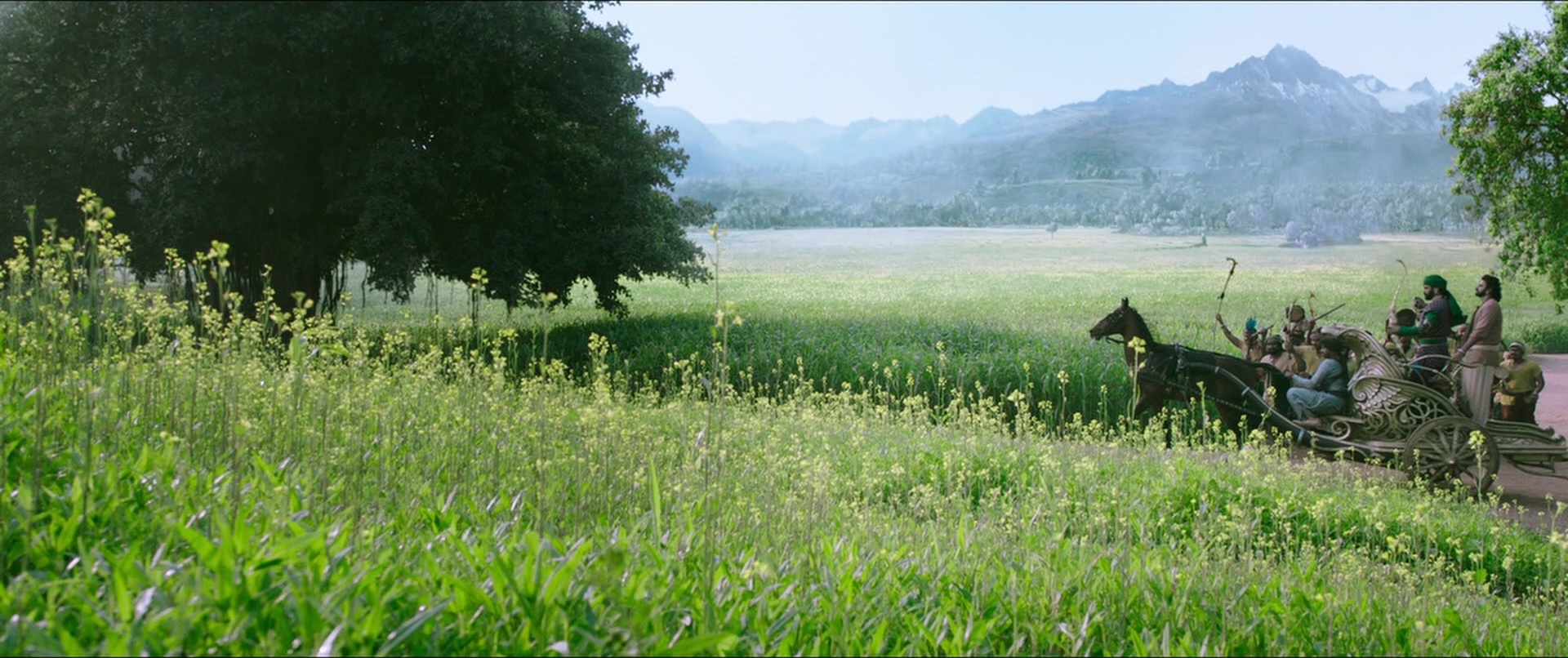 Bãhubali 2: The Conclusion (2017), wide, 2.38:1 — film still
