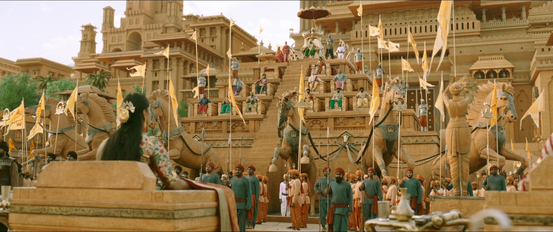 Bãhubali 2: The Conclusion (2017), wide, 2.38:1 — film still