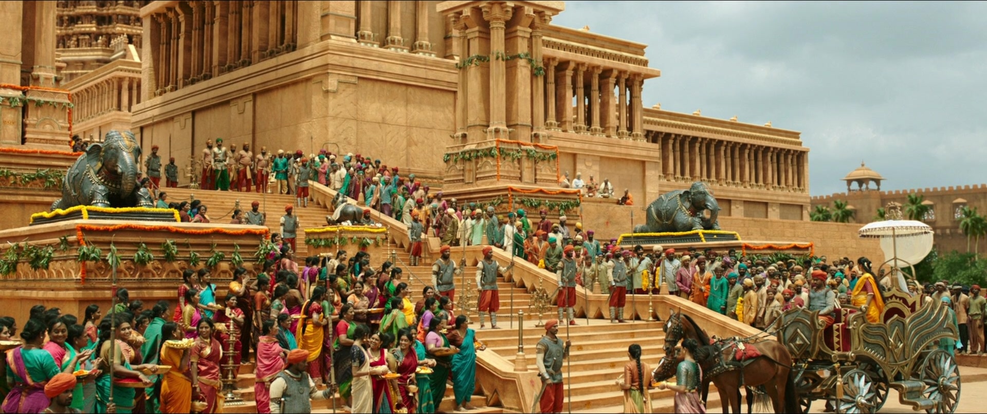 Bãhubali 2: The Conclusion (2017), wide, 2.38:1 — film still
