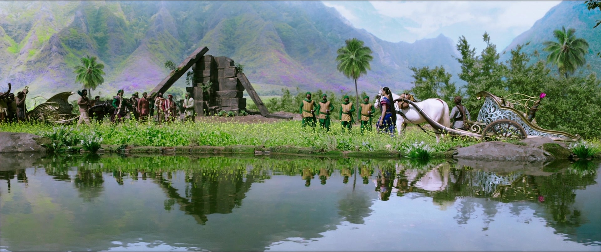 Bãhubali 2: The Conclusion (2017), wide, 2.38:1 — film still