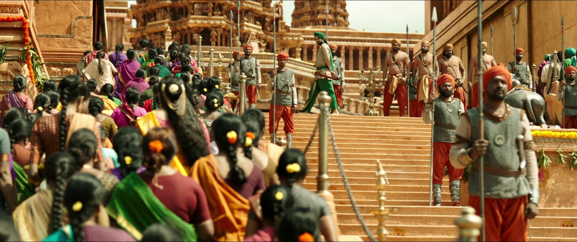 Bãhubali 2: The Conclusion (2017), wide, 2.38:1 — film still