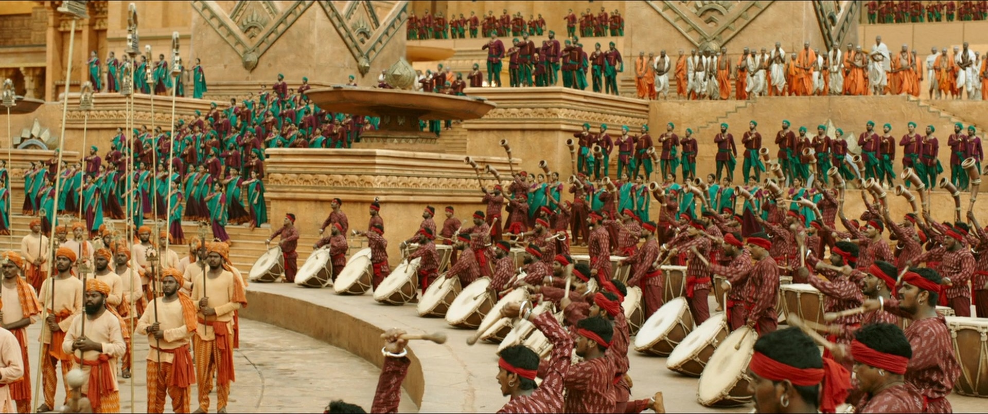 Bãhubali 2: The Conclusion (2017), wide, 2.38:1 — film still