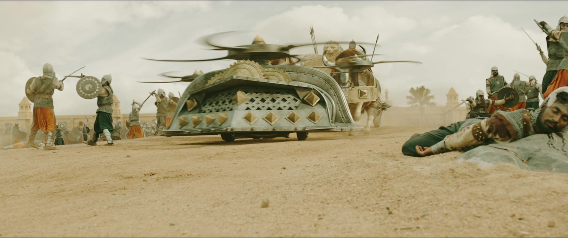 Bãhubali 2: The Conclusion (2017), wide, 2.38:1 — film still