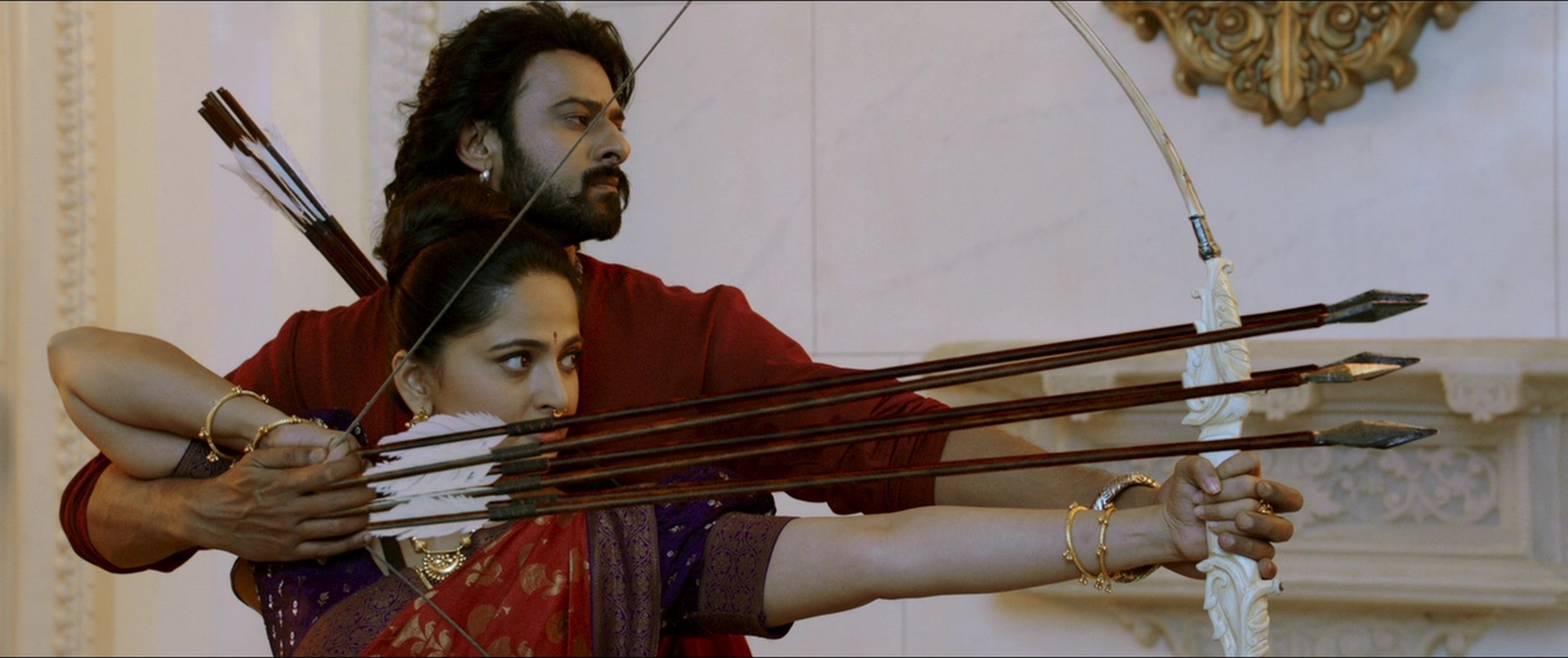 Bãhubali 2: The Conclusion (2017), wide, 2.38:1 — film still