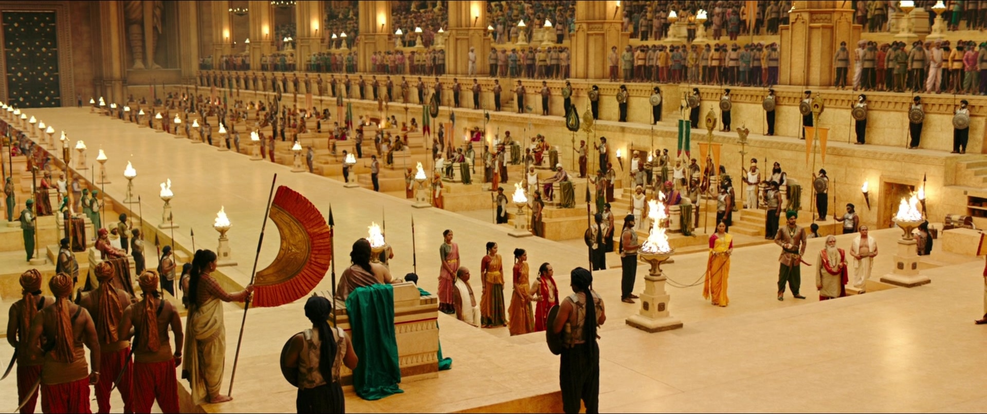 Bãhubali 2: The Conclusion (2017), wide, 2.38:1 — film still