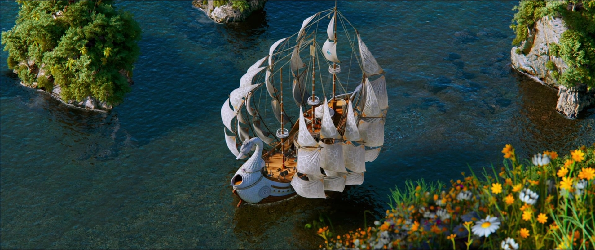 Bãhubali 2: The Conclusion (2017), wide, 2.38:1 — film still