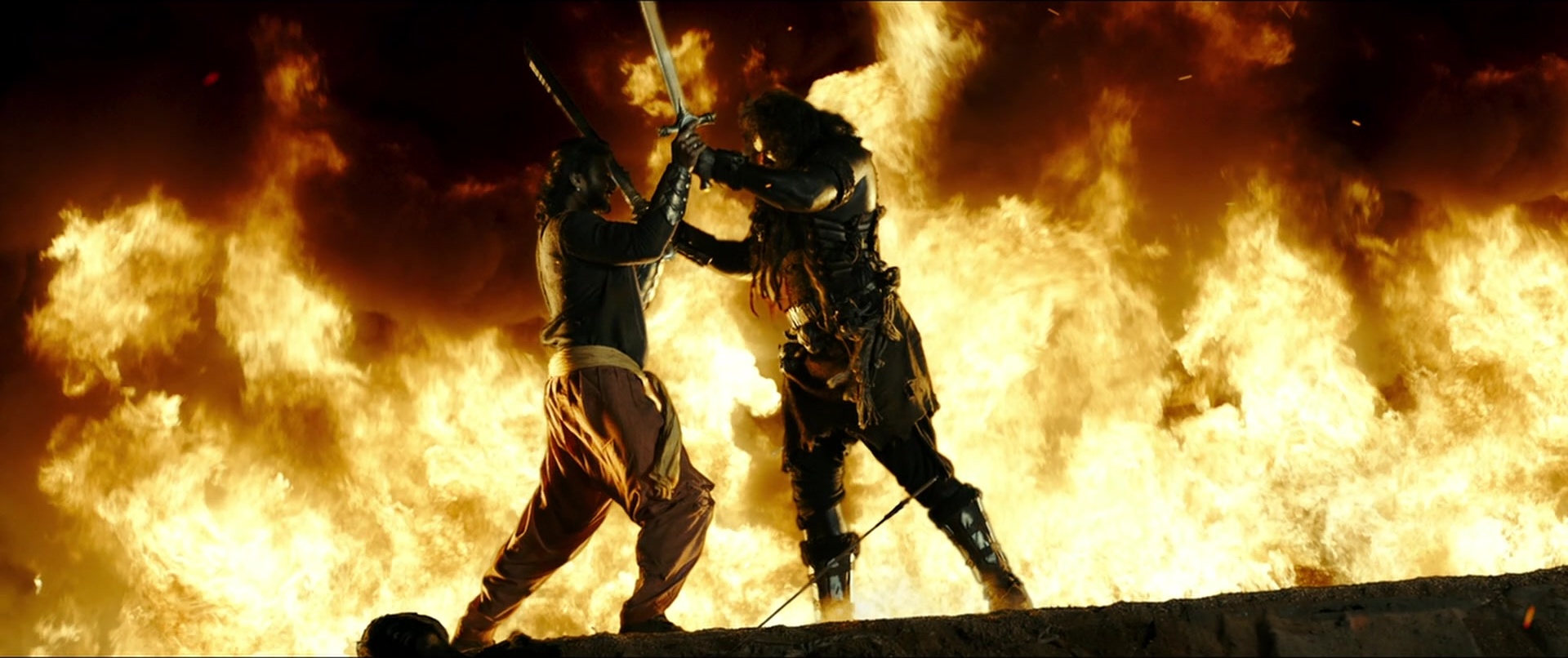 Bãhubali 2: The Conclusion (2017), wide, 2.38:1 — film still