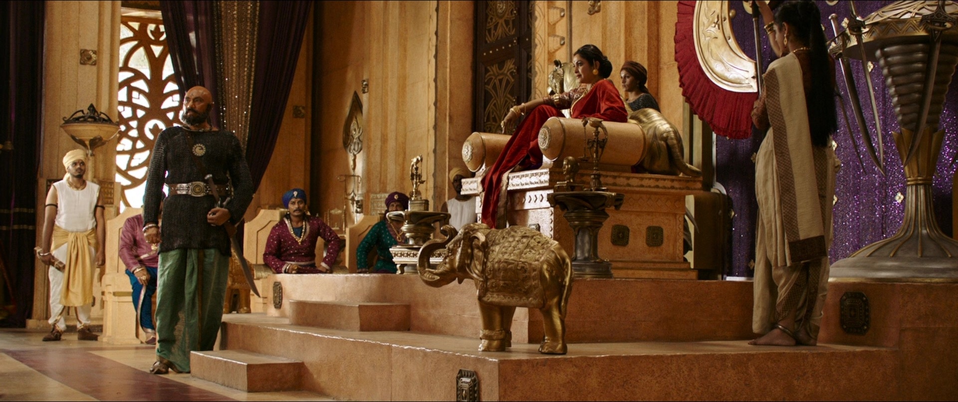 Bãhubali 2: The Conclusion (2017), wide, 2.38:1 — film still