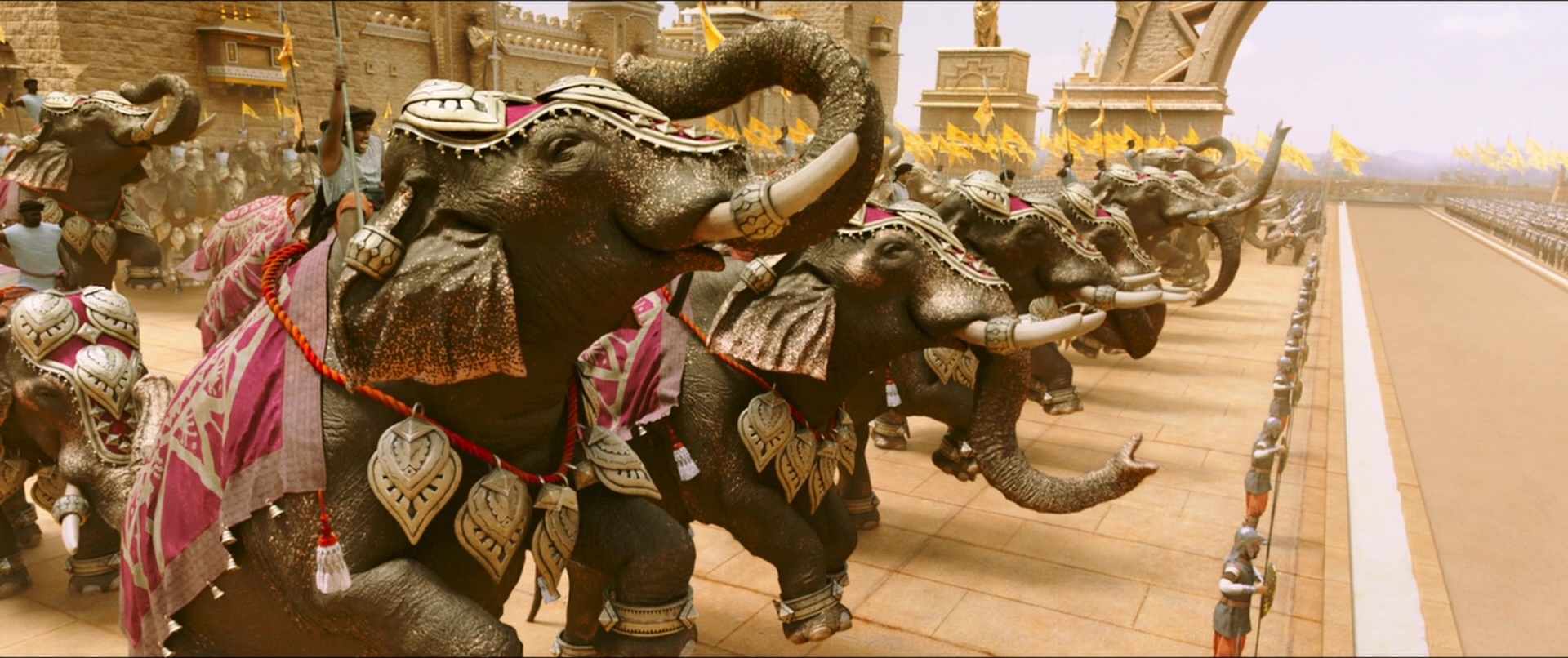 Bãhubali 2: The Conclusion (2017), wide, 2.38:1 — film still