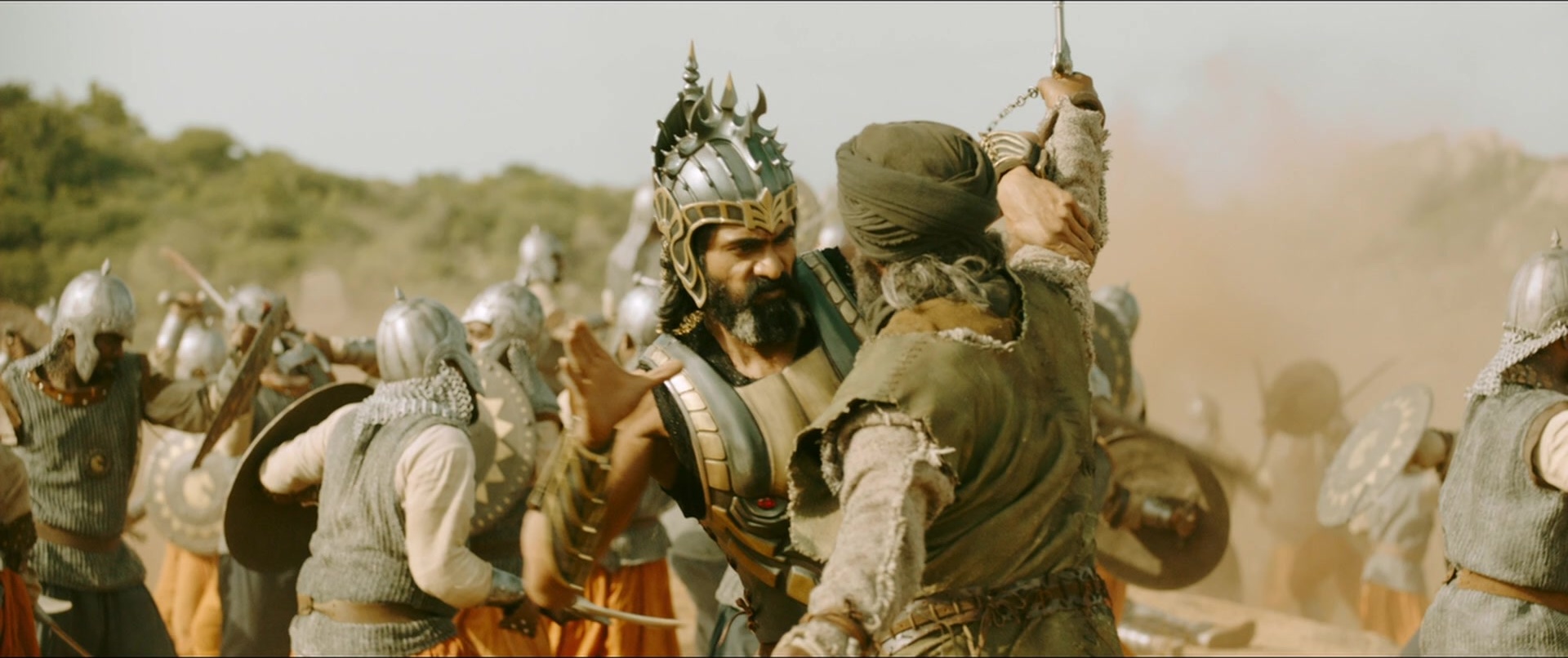 Bãhubali 2: The Conclusion (2017), wide, 2.38:1 — film still