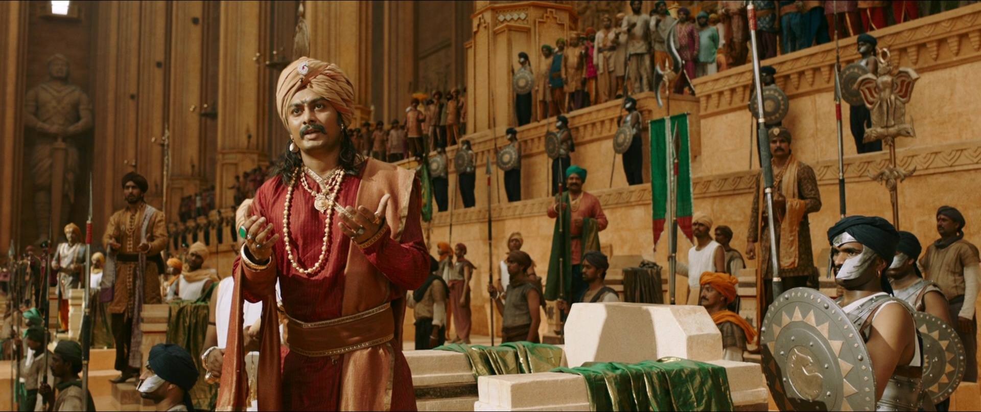 Bãhubali 2: The Conclusion (2017), wide, 2.38:1 — film still